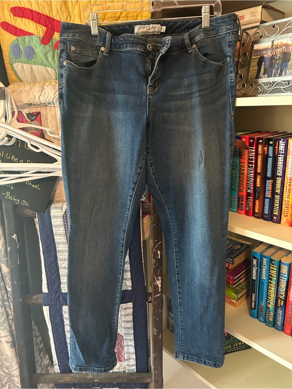 torrid Dark Blue Straight Leg Jeans